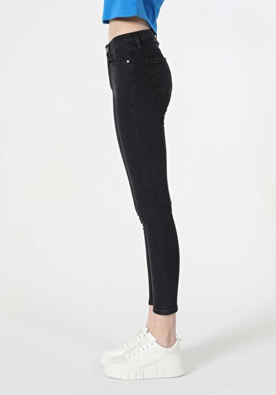 Image de 759 Lara Pantalon Noir En Skinny Fit Femme