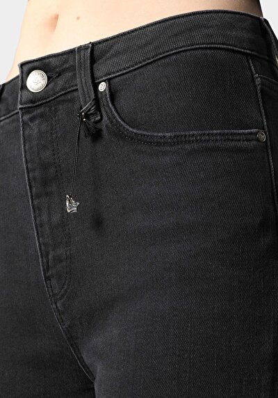 Afficher les détails de 759 Lara Pantalon Noir   En  Skinny Fit Femme