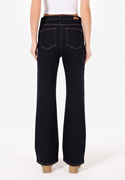 Image de 791 Monica Pantalon Bleu En Regular Fit Femme