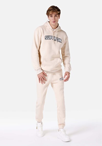 Image de Pantalon De Survêtement Beige Regular Fit Homme