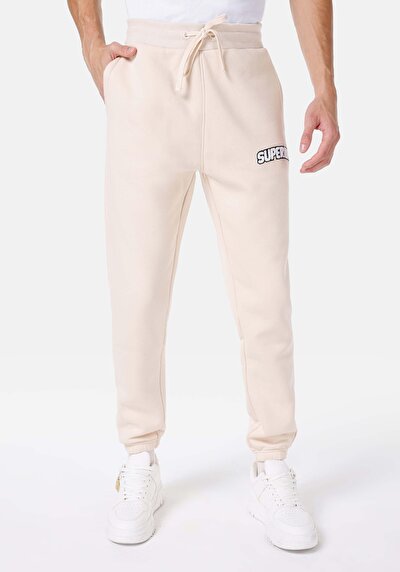 Image de Pantalon De Survêtement Beige Regular Fit Homme
