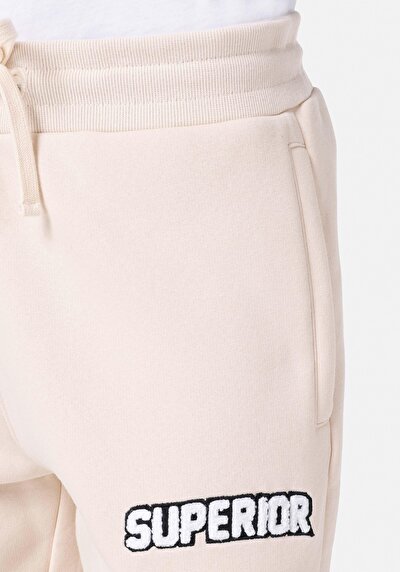 Image de Pantalon De Survêtement Beige Regular Fit Homme