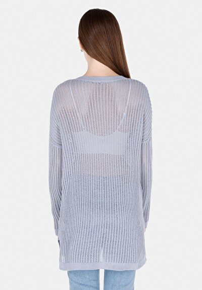 Image de Pull Bleu Regular Fit Manches Longues Femme