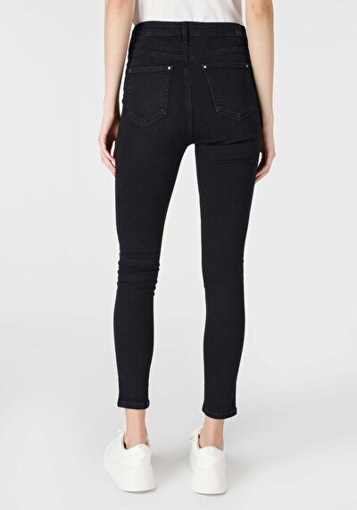 Image de 759 Lara Pantalon Noir   En  Skinny Fit Femme