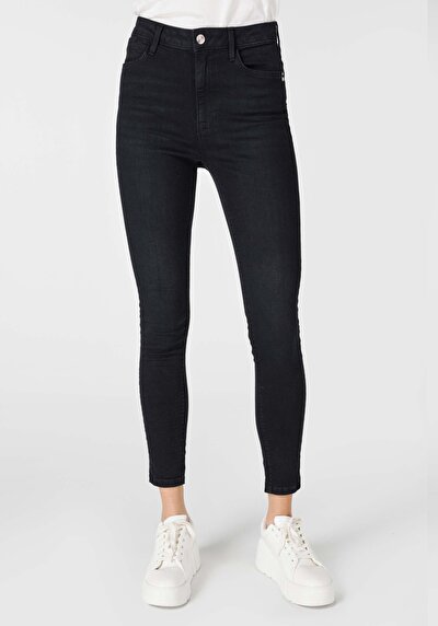 Image de 759 Lara Pantalon Noir En Skinny Fit Femme