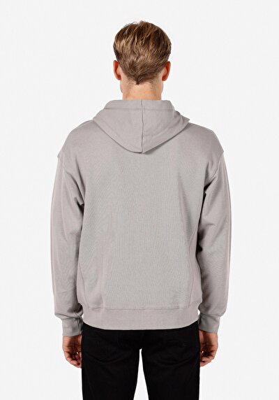 Afficher les détails de Pull-over Blanc Oversize Fit  Homme