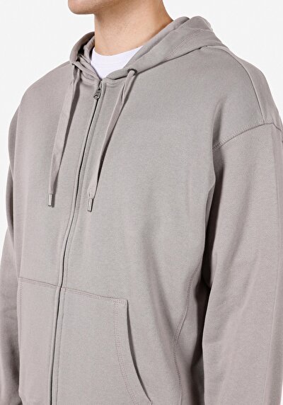 Afficher les détails de Pull-over Blanc Oversize Fit  Homme