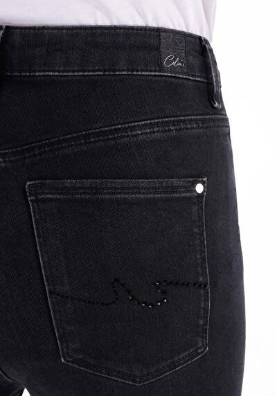 Image de 760 Diana Pantalon Noir   En  Skinny Fit Femme