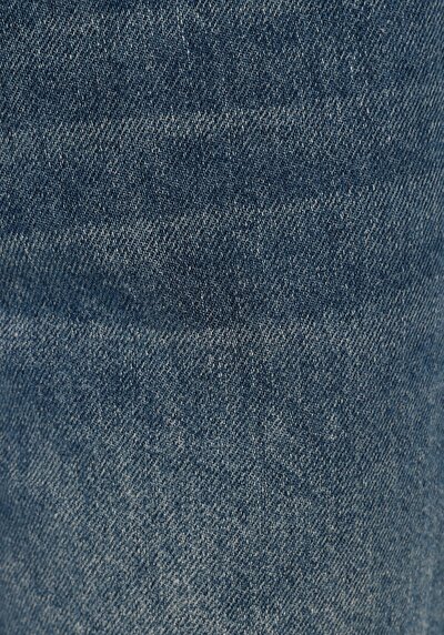 Afficher les détails de 896  Maria Pantalon Bleu Tapered Leg  En  Mom Fit Femme
