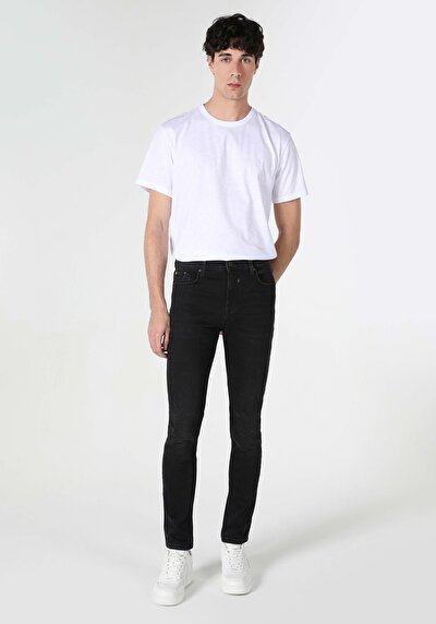 Image de 035 Ryan Pantalon Noir En Skinny Fit Homme
