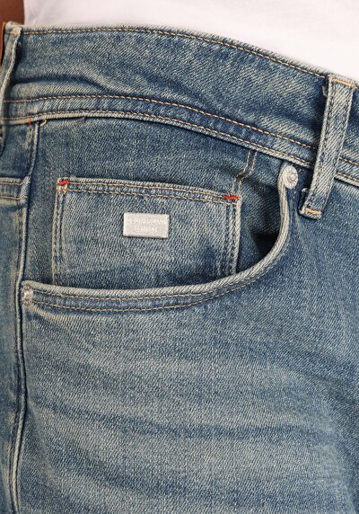 Image de 045 David Pantalon Bleu   En  Regular Fit Homme