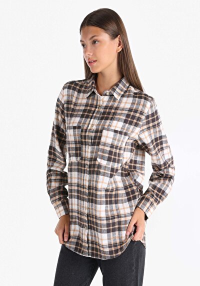 Image de Chemise À Manches Longues Multicolou Regular Fit Femme