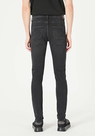 Image de 040 Alex Pantalon Noir En Skinny Fit Homme
