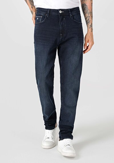 Image de 067 Jack Pantalon Marine En Regular Fit Homme