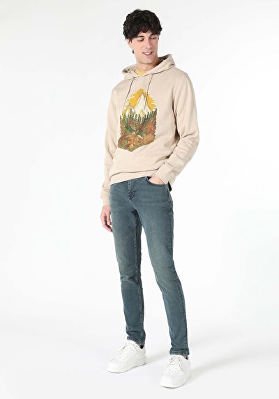 Image de 041 Danny Pantalon Bleu Foncé   En  Slim Fit Homme