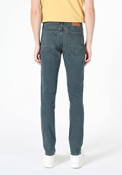 Image de 041 Danny Pantalon Bleu Foncé   En  Slim Fit Homme