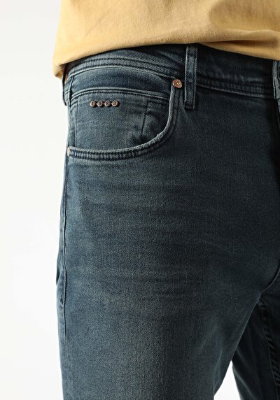 Image de 041 Danny Pantalon Bleu Foncé   En  Slim Fit Homme