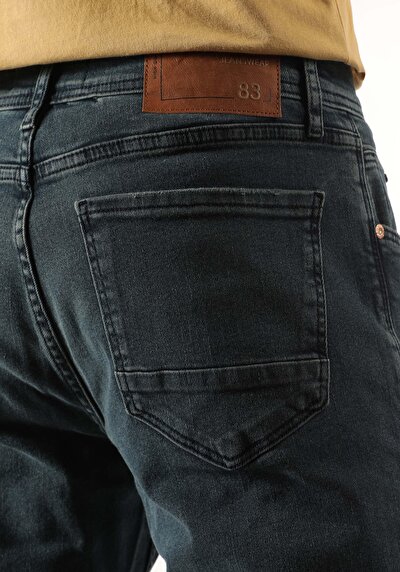 Afficher les détails de 041 Danny Pantalon Bleu Foncé   En  Slim Fit Homme