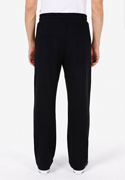 Afficher les détails de Pantalon De Survêtement Noir Regular Fit Homme