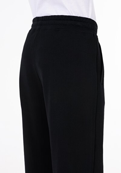 Afficher les détails de Pantalon De Survêtement Noir Regular Fit Homme