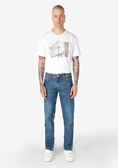 Image de 045 David Pantalon Denim En Regular Fit Homme