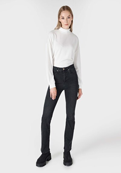 Image de 797 Adel Pantalon Noir   En  Flare Femme