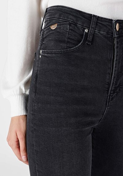 Image de 797 Adel Pantalon Noir   En  Flare Femme