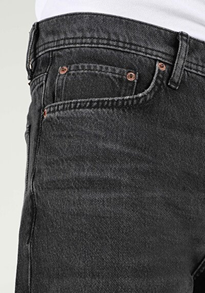 Image de 046 Marco Pantalon Noir   En  Loose Straight Fit Homme