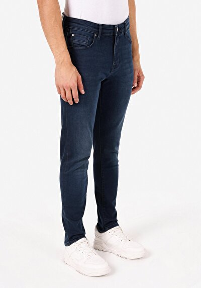 Image de 035 Ryan Pantalon Bleu Skinny Leg High Rise En Jean Skinny Fit Homme