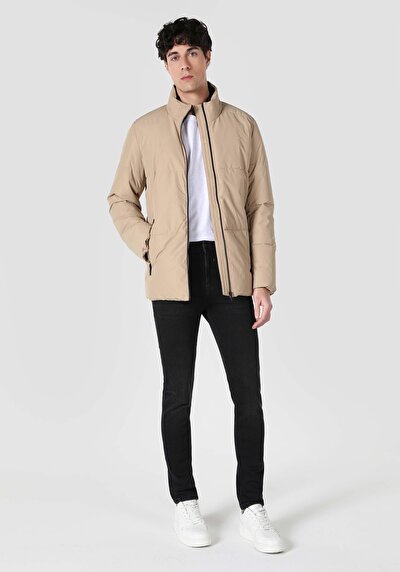 Afficher les détails de Veste Beige Slim Fit    Homme