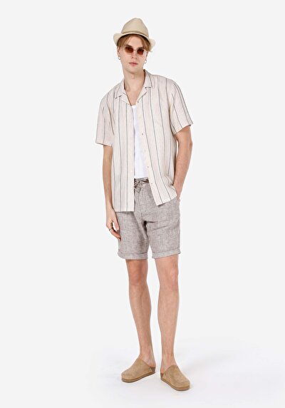 Image de Short Marron Regular Fit Homme
