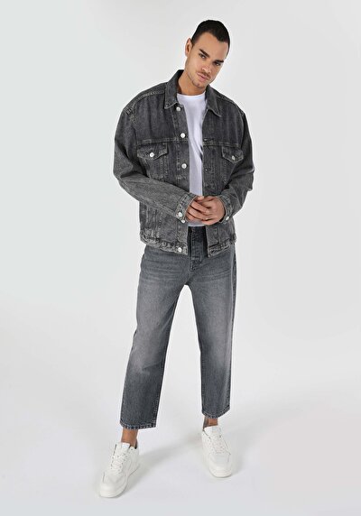 Image de Veste De Blazer Gris Oversize Fit Homme