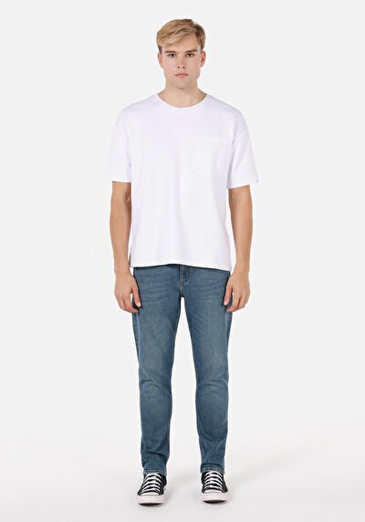 Image de 067 Jack Pantalon Tapered Leg Medium Rise En Jean Regular Fit Homme