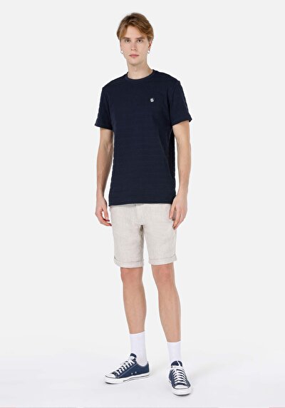 Afficher les détails de Short Blanc Regular Fit Homme