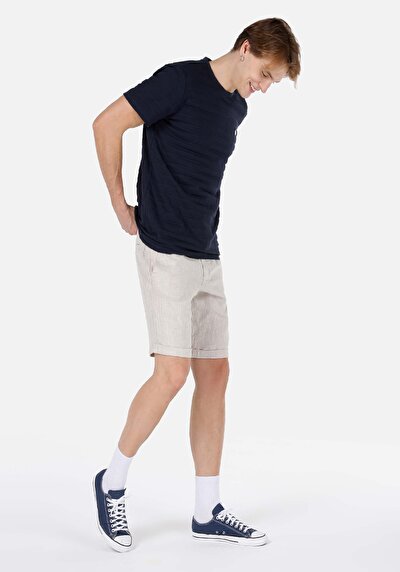 Afficher les détails de Short Blanc Regular Fit Homme
