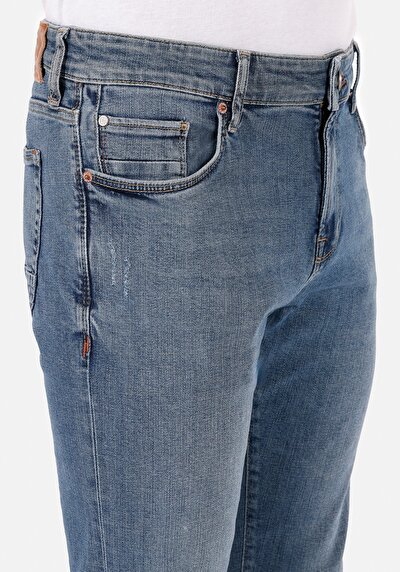 Image de 041 Danny Pantalon Bleu Foncé   En  Slim Fit Homme