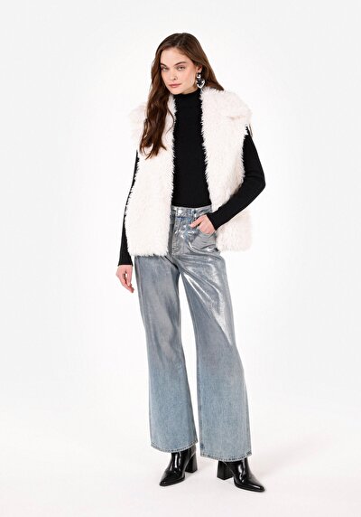 Image de Gilet Blanc Regular Fit Femme