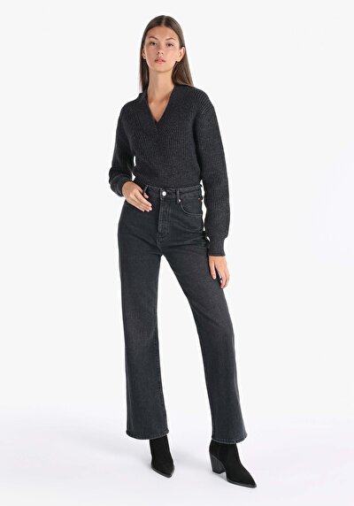 Afficher les détails de 900 Laris Pantalon Noir   En  Regular Fit Femme