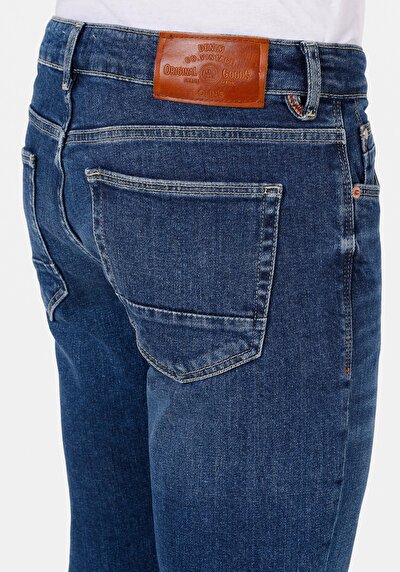 Afficher les détails de 041 Danny Pantalon Denim Slim Leg Low Rise En  Slim Fit Homme