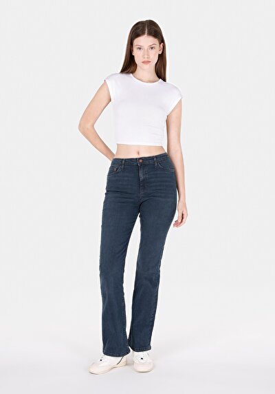 Image de 791 Monica Pantalon Denim En Regular Fit Femme