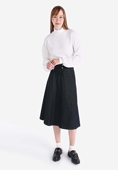 Afficher les détails de Jupe Denim Regular Fit    Femme