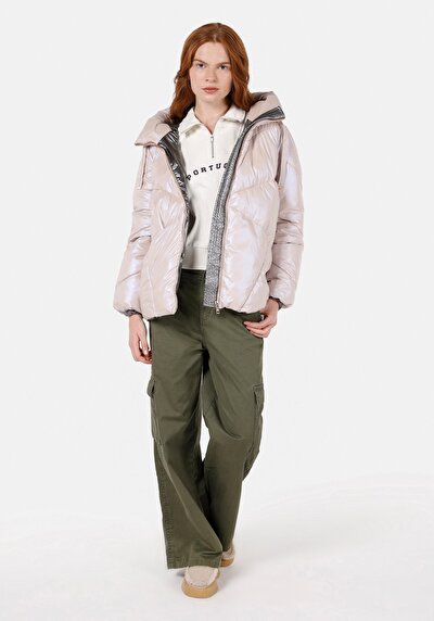 Image de Veste Rose Regular Fit Manches Longues Femme