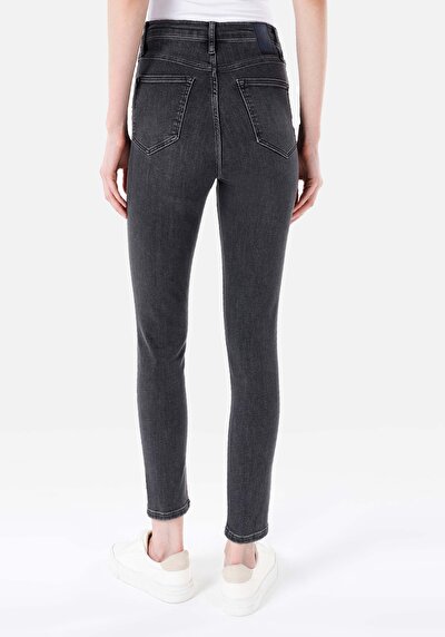 Image de 759 Lara Pantalon Noir En Skinny Fit Femme