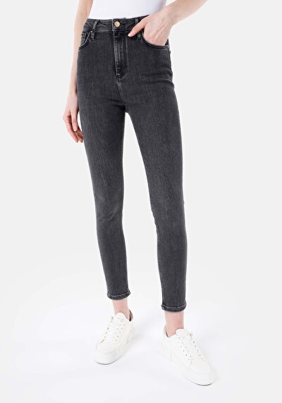 Image de 759 Lara Pantalon Noir En Skinny Fit Femme