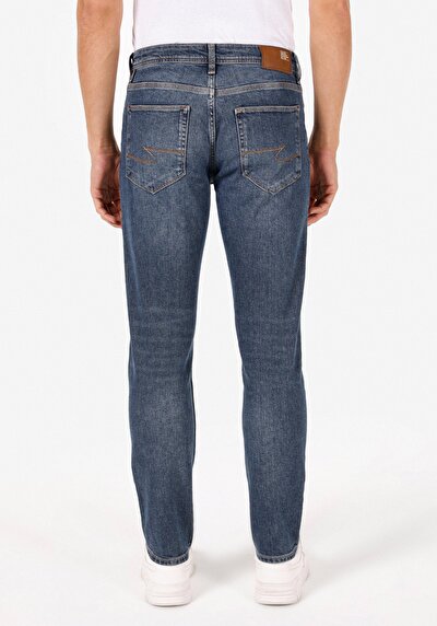 Image de 044 Karl Pantalon Bleu En Straight Fit Homme