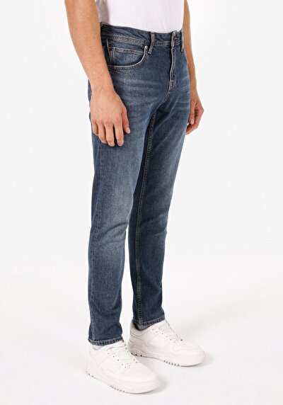 Image de 044 Karl Pantalon Bleu En Straight Fit Homme