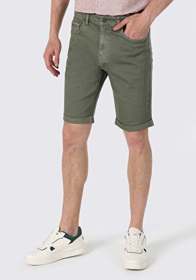 Image de Short Vert Regular Fit Homme