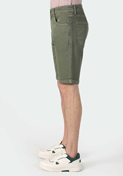 Image de Short Vert Regular Fit Homme
