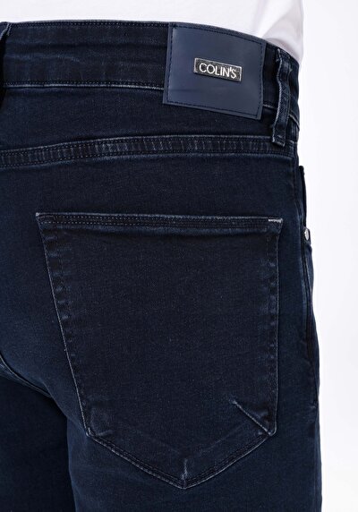Afficher les détails de 035 Ryan Pantalon Bleu Foncé   En  Skinny Fit Homme