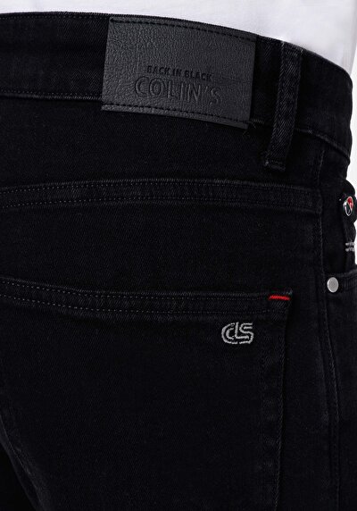 Afficher les détails de 035 Ryan Pantalon Noir Slim Leg High Rise En  Skinny Fit Homme